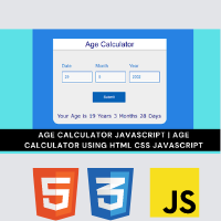 Read more about the article Age Calculator Using Javascript