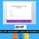 Create a Quiz App Using JavaScript (Source Code)