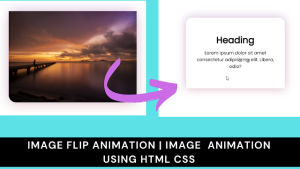 Read more about the article Create Image Flip Animation Using HTML and CSS