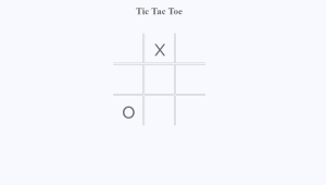 Tic Tac Toe Game Using HTML,CSS and JavaScript