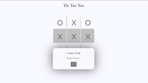 Tic Tac Toe Game Using HTML,CSS and JavaScript