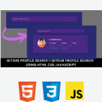 Github Profile search | Github Profile search html css js