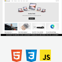 Clone Website using HTML,CSS and JavaScript (Source Code)