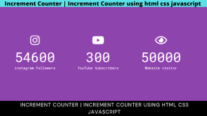 Read more about the article How to Create Counter Using HTML?