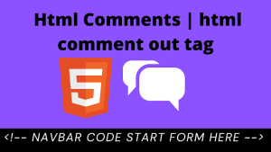 Read more about the article Html Comment Out Tag? Html Comment Tag