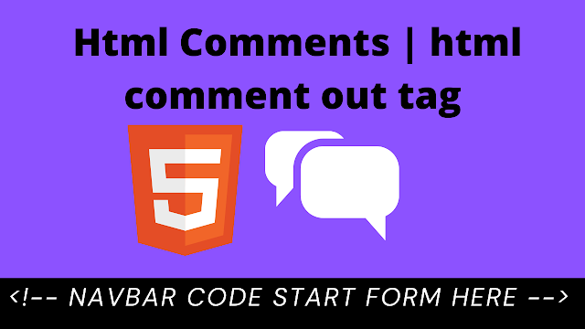 Html Comment Out Tag? Html Comment Tag