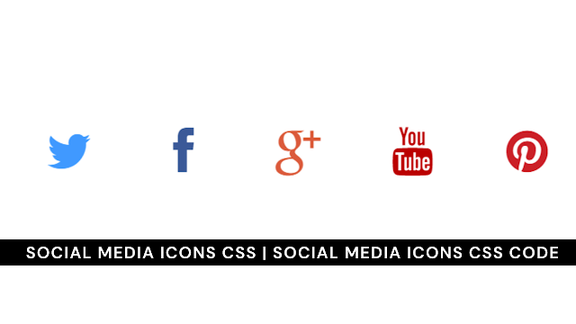 Social Media Icons Using HTML & CSS Code