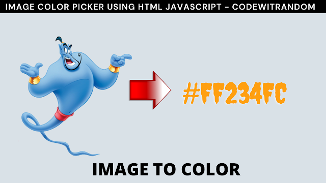 Create Color Picker From Image Using HTML & JavaScript