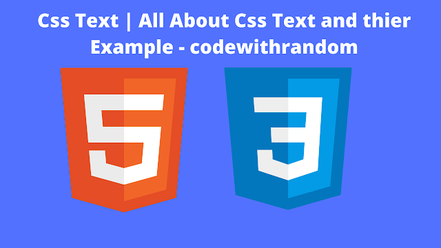 Text Styling in CSS