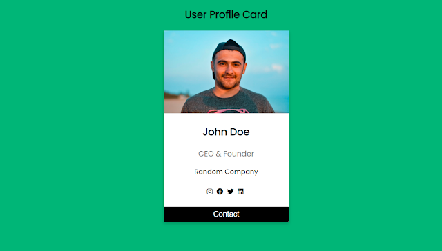 You are currently viewing Profile Card Using HTML and CSS