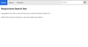 Read more about the article Navigation Bar with Search Box Using HTML & CSS