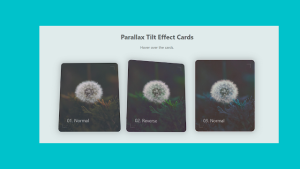 Read more about the article Parallax Tilt Card Effect Using HTML and CSS