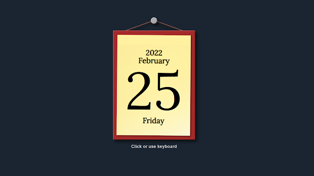 Calendar using HTML,CSS & JavaScript (Leaf-Loos Calendar)