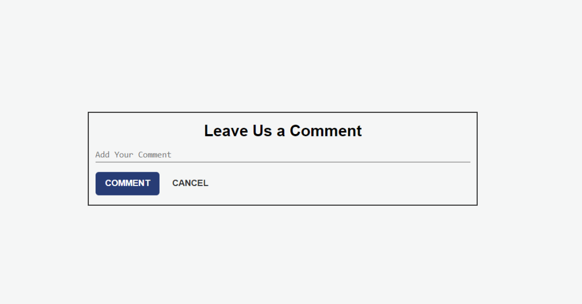 Read more about the article YouTube Comment Template Using HTML and CSS