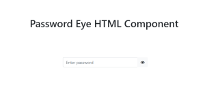 Read more about the article Show Password With Eye Icon HTML and JavaScript