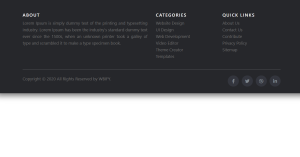Read more about the article Create Simple Footer Using HTML and CSS With Source Code