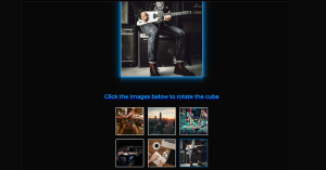 Create 3D Image Gallery using HTML, CSS & JavaScript