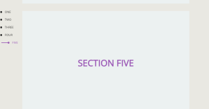Read more about the article Vertical Navigation Scroll Effect Using Css and JavaScript