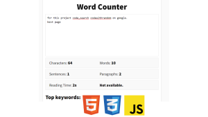 Create Word Counter Using Html ,Css and JavaScript Word Counter in JavaScript