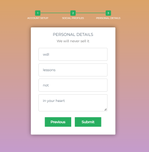 Build Multi-Step Form with Progress Bar using HTML & jQuery Multi-Step Form with Progress Bar using HTML & jQuery