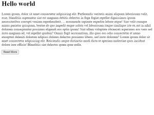 Read More And Read Less Using HTML and JavaScript