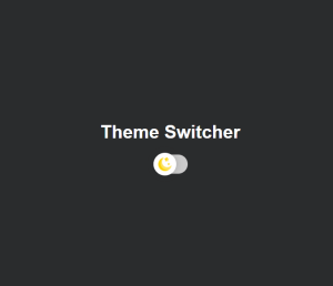 Light And Dark Theme Switcher | Theme Switch Html Css Javascript