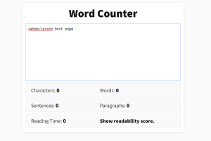 Create Word Counter Using Html ,Css and JavaScript Word Counter in JavaScript