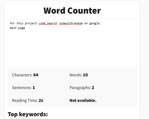 Create Word Counter Using Html Css Javascript (Source Code)