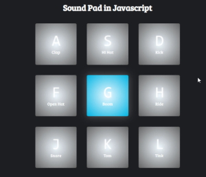 drum machine javascript