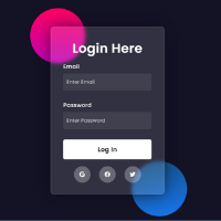 Read more about the article Glassmorphism Login Form Using HTML and CSS Code