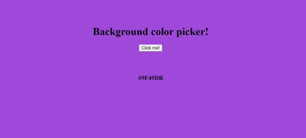  Change Background Color in Html & JavaScript