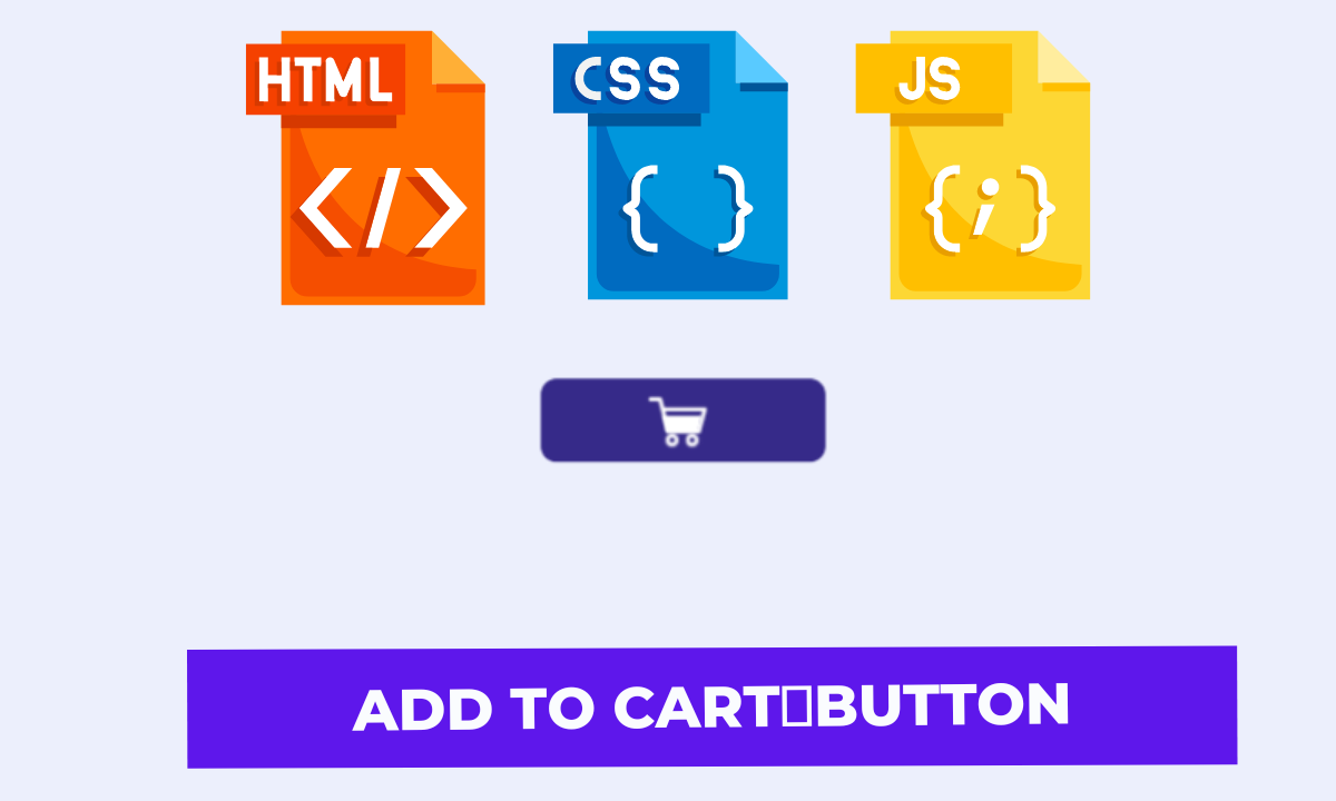 Add To Cart Button Using HTML, CSS & JavaScript Code