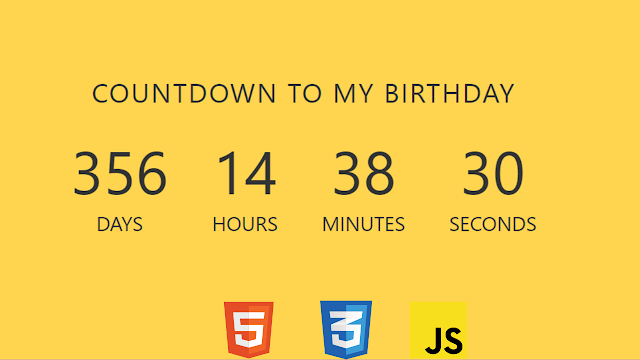 Simple Countdown Timer Using HTML and JavaScript
