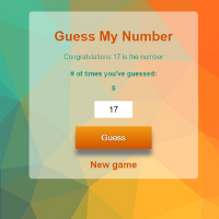 number guessing game javascript