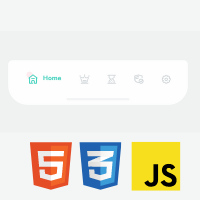 Animated Tab Bar Html Css Javascript |Tab Bar Menu animation