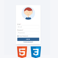 Animated Login Form using HTML and CSS