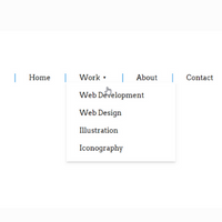 Create Dropdown Menu Using Pure HTML and CSS