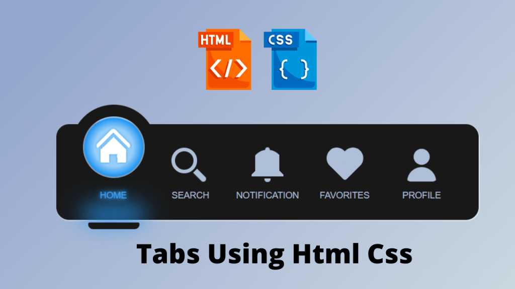 Create Animated Tabs Using CSS