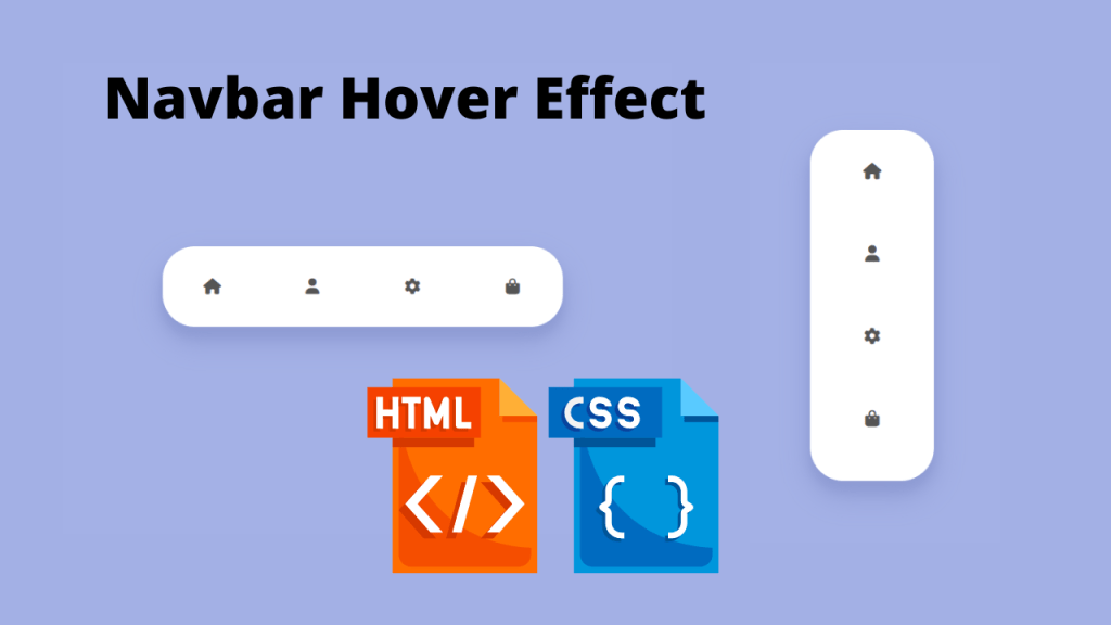 Navbar Hover Effect using HTML & CSS