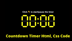 Read more about the article Create a Countdown Timer Using HTML & CSS