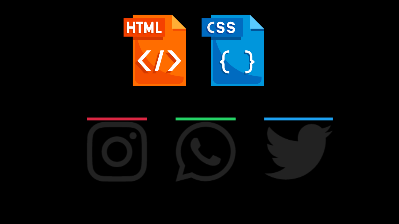 Create Social Media Icon Hover Effect Button (source code)