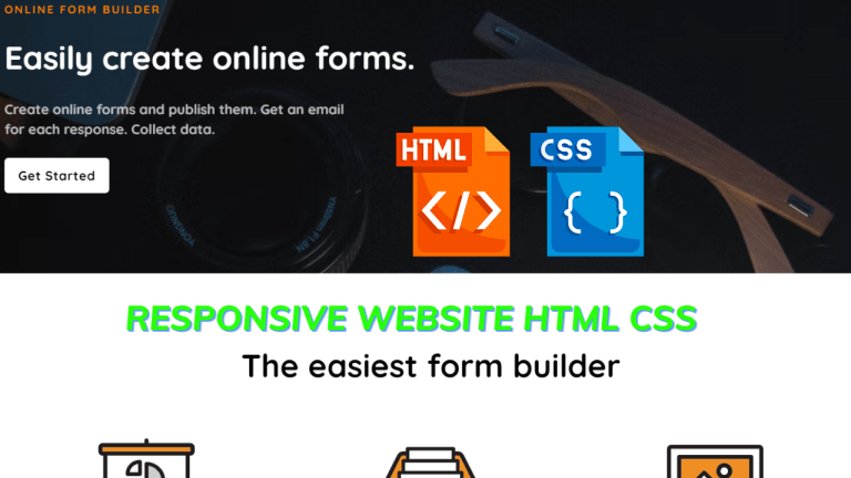Create Responsive Website Using Html Css ( Source Code )
