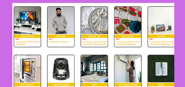 ecommerce website html css javascript