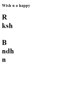 Raksha Bandhan Wishes Html Css