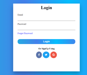Login Page In Html Css 