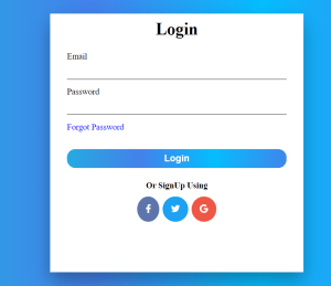 Responsive Login Page in HTML with CSS Code