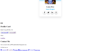Portfolio Website Using Html And Css (Source Code) Portfolio Website Using Html And Css
