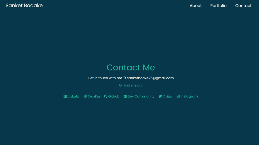 Responsive Portfolio Website Using Html & Css (Source Code)