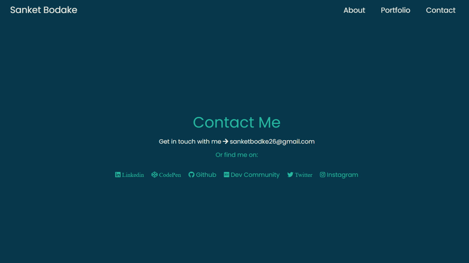 Responsive Portfolio Website Using Html & Css (Source Code) image.