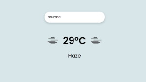 Weather App Using HTML, CSS And JavaScript (Source Code) Weather App Using HTML, CSS And JavaScript